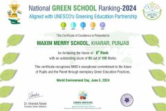 National Green School Ranking -2024