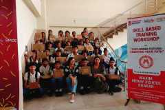 Workshop at Chandigarh University's on Handicraft Activity